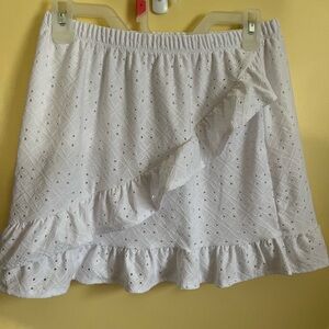 White eyelet skirt size small